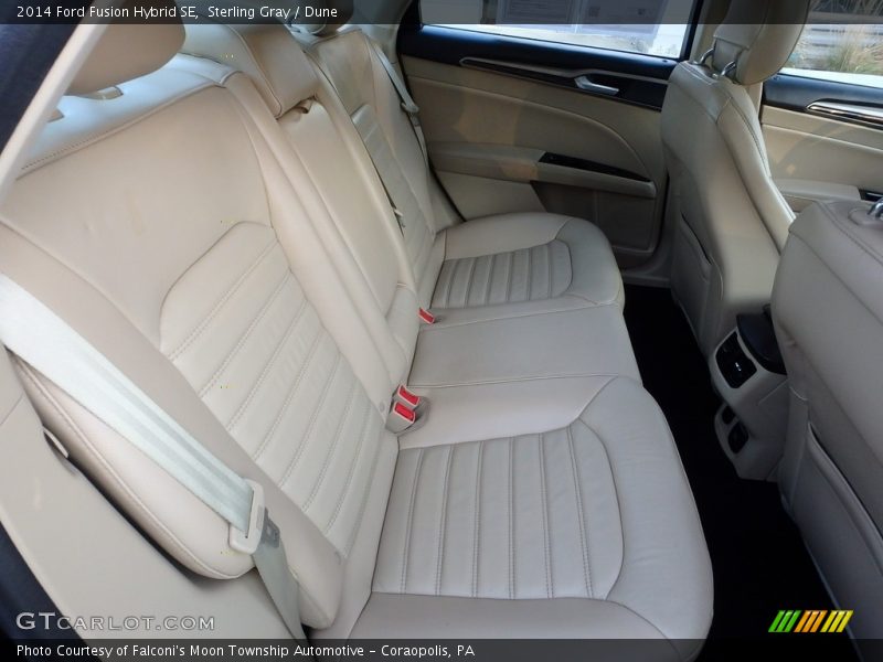 Sterling Gray / Dune 2014 Ford Fusion Hybrid SE
