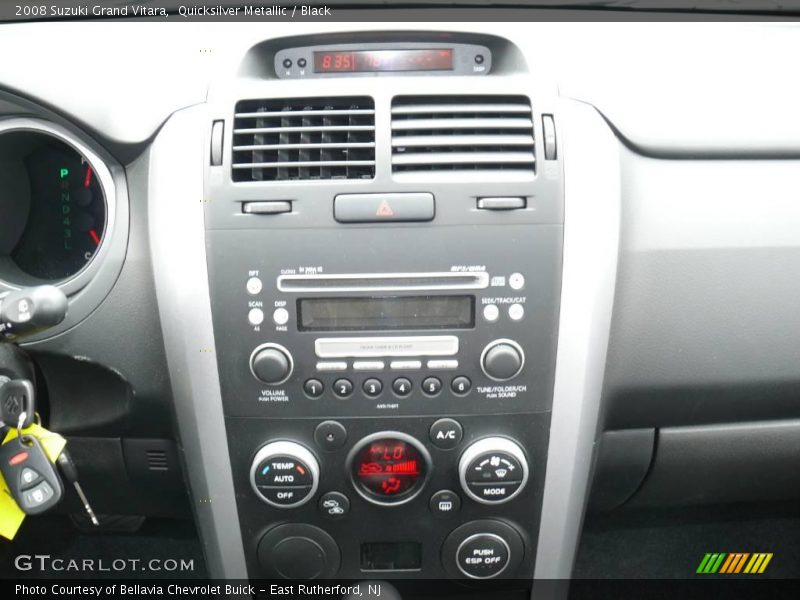 Quicksilver Metallic / Black 2008 Suzuki Grand Vitara