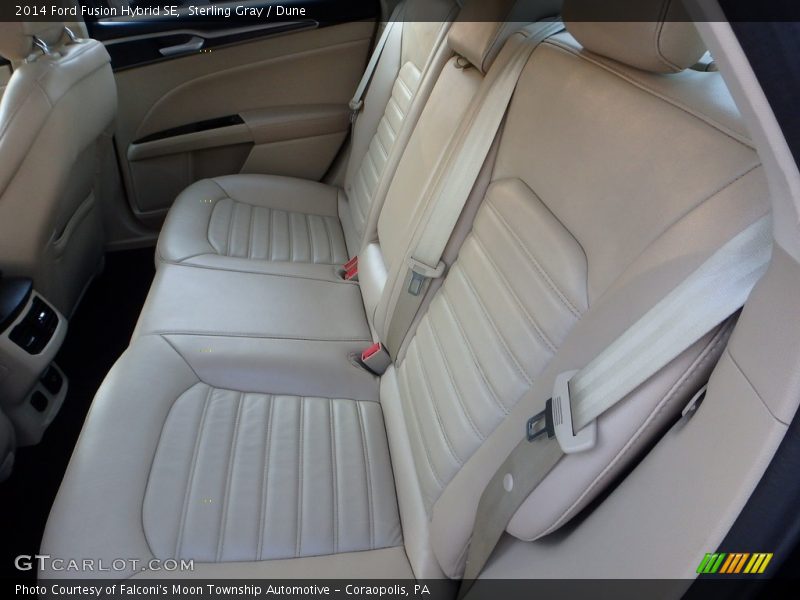 Sterling Gray / Dune 2014 Ford Fusion Hybrid SE