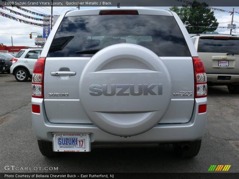 Quicksilver Metallic / Black 2008 Suzuki Grand Vitara Luxury