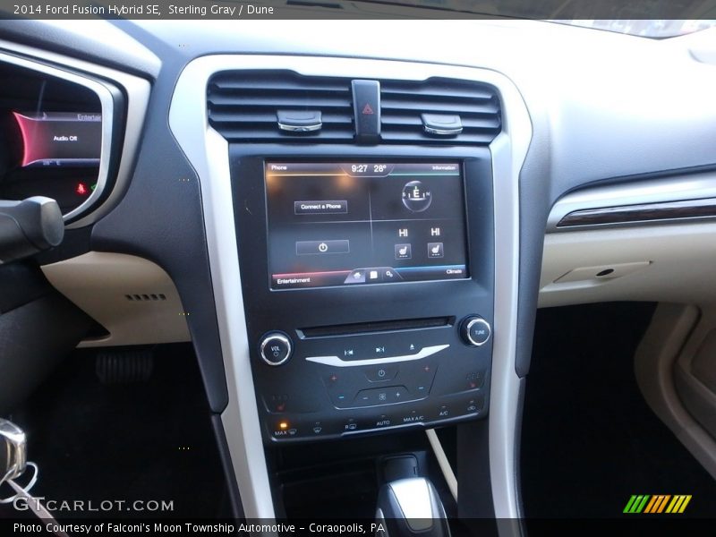 Sterling Gray / Dune 2014 Ford Fusion Hybrid SE