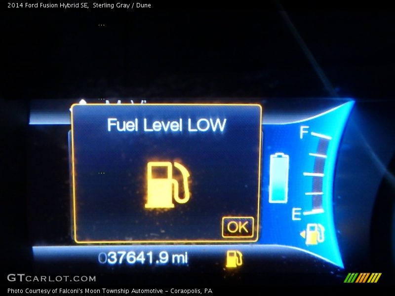 Sterling Gray / Dune 2014 Ford Fusion Hybrid SE