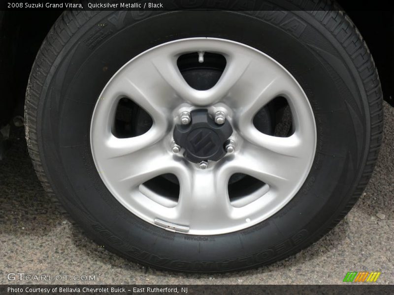 Quicksilver Metallic / Black 2008 Suzuki Grand Vitara