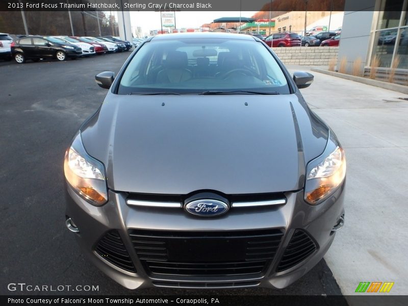 Sterling Gray / Charcoal Black 2013 Ford Focus Titanium Hatchback