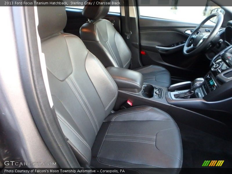 Sterling Gray / Charcoal Black 2013 Ford Focus Titanium Hatchback