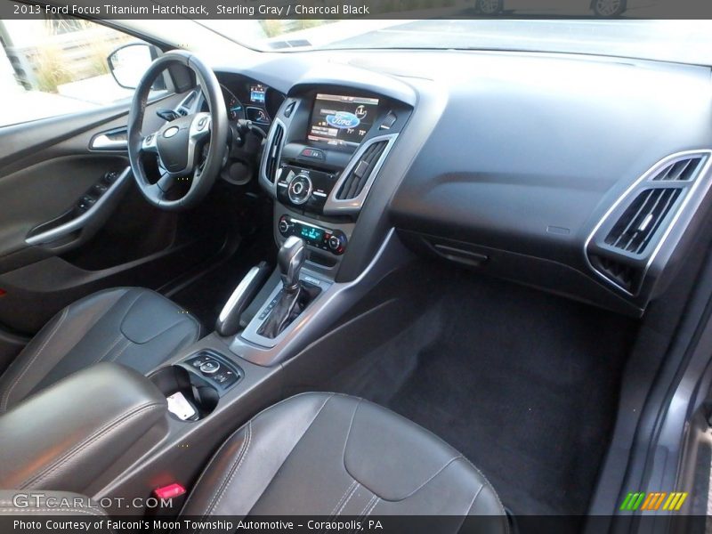 Sterling Gray / Charcoal Black 2013 Ford Focus Titanium Hatchback