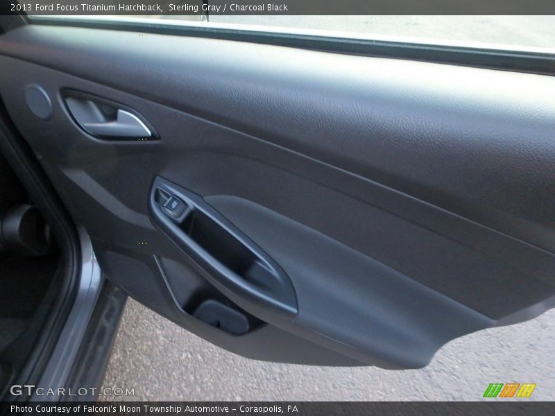 Sterling Gray / Charcoal Black 2013 Ford Focus Titanium Hatchback