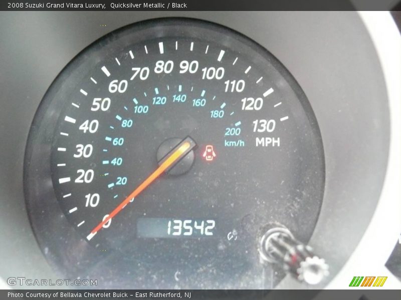 Quicksilver Metallic / Black 2008 Suzuki Grand Vitara Luxury