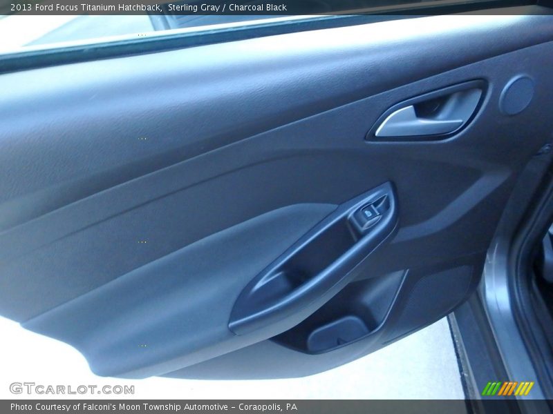 Sterling Gray / Charcoal Black 2013 Ford Focus Titanium Hatchback