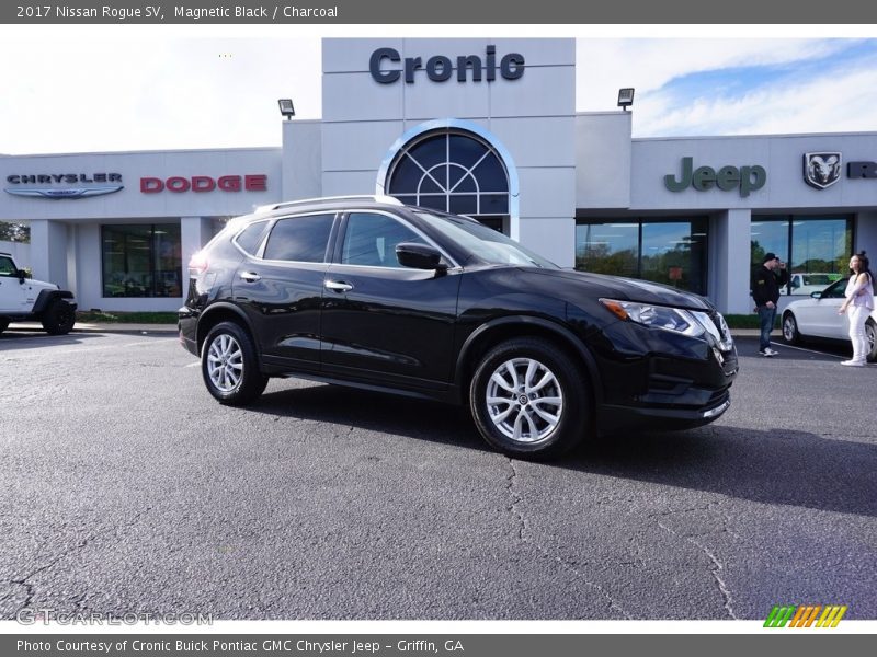 Magnetic Black / Charcoal 2017 Nissan Rogue SV