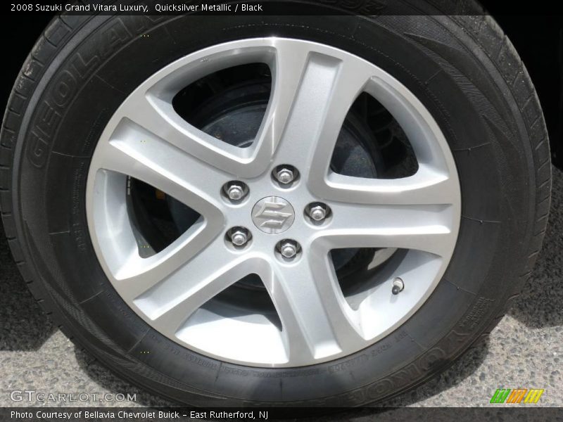 Quicksilver Metallic / Black 2008 Suzuki Grand Vitara Luxury