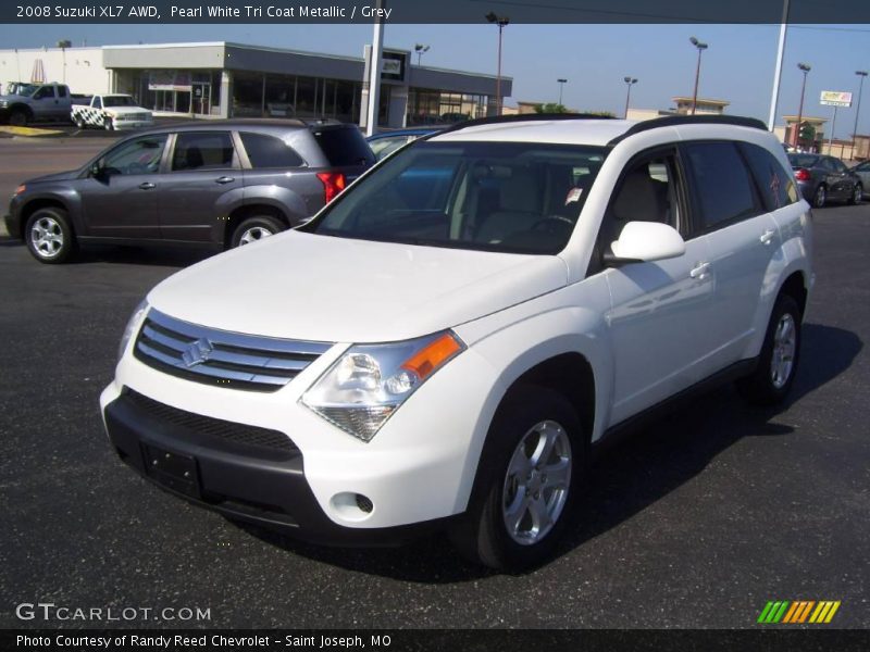 Pearl White Tri Coat Metallic / Grey 2008 Suzuki XL7 AWD