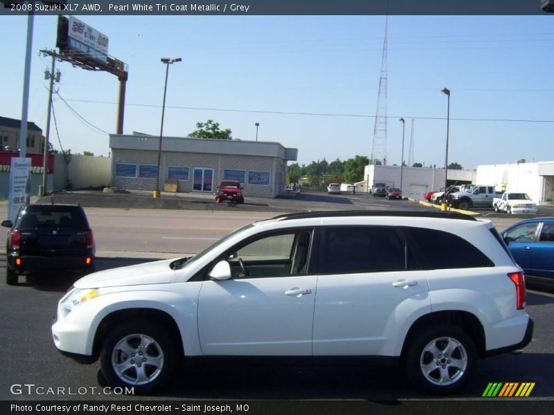 Pearl White Tri Coat Metallic / Grey 2008 Suzuki XL7 AWD