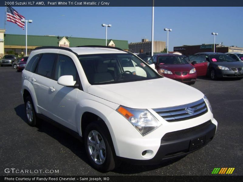 Pearl White Tri Coat Metallic / Grey 2008 Suzuki XL7 AWD