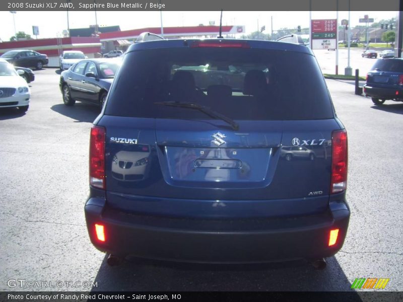 Sapphire Blue Metallic / Beige 2008 Suzuki XL7 AWD