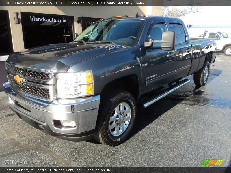 Blue Granite Metallic / Ebony 2013 Chevrolet Silverado 2500HD LT Crew Cab 4x4