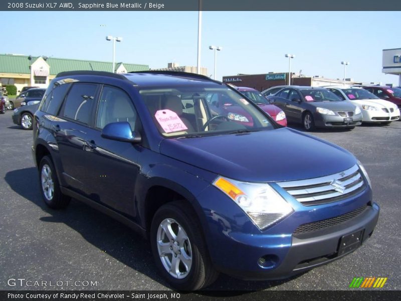 Sapphire Blue Metallic / Beige 2008 Suzuki XL7 AWD
