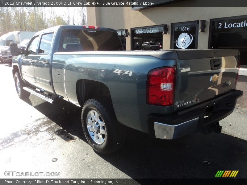 Blue Granite Metallic / Ebony 2013 Chevrolet Silverado 2500HD LT Crew Cab 4x4