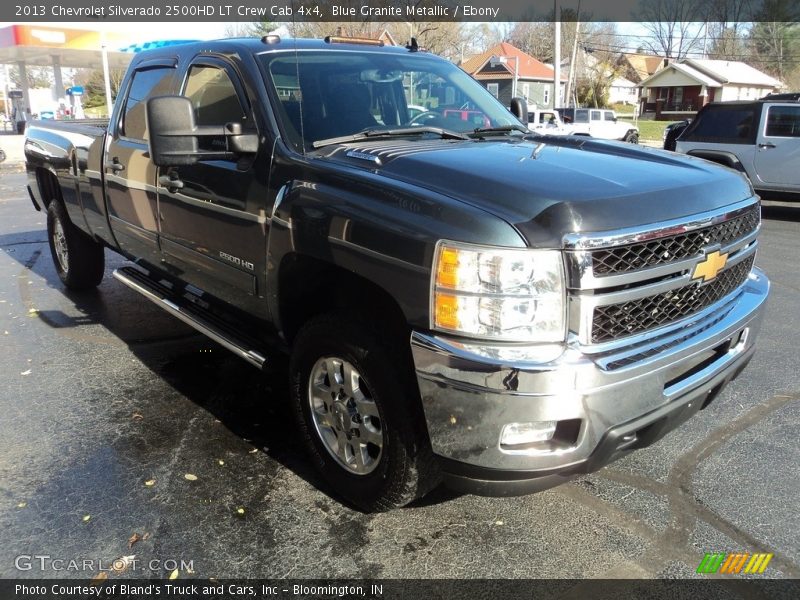 Blue Granite Metallic / Ebony 2013 Chevrolet Silverado 2500HD LT Crew Cab 4x4