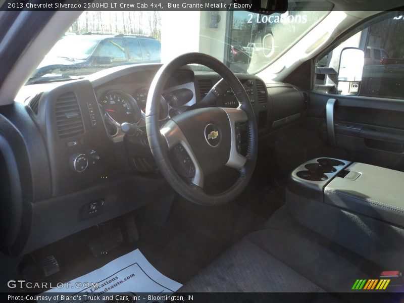 Blue Granite Metallic / Ebony 2013 Chevrolet Silverado 2500HD LT Crew Cab 4x4