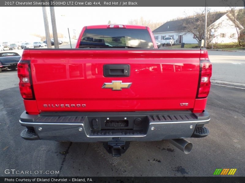 Red Hot / Jet Black 2017 Chevrolet Silverado 3500HD LTZ Crew Cab 4x4