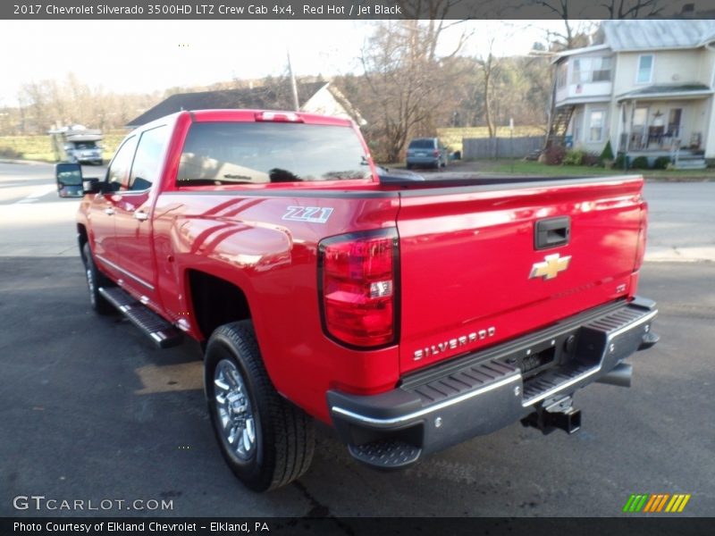 Red Hot / Jet Black 2017 Chevrolet Silverado 3500HD LTZ Crew Cab 4x4