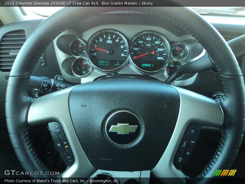 Blue Granite Metallic / Ebony 2013 Chevrolet Silverado 2500HD LT Crew Cab 4x4