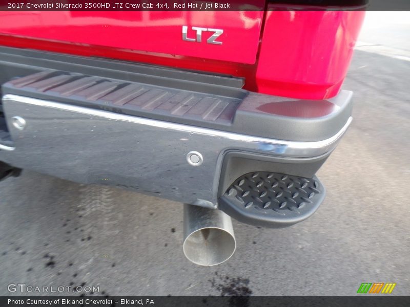 Red Hot / Jet Black 2017 Chevrolet Silverado 3500HD LTZ Crew Cab 4x4