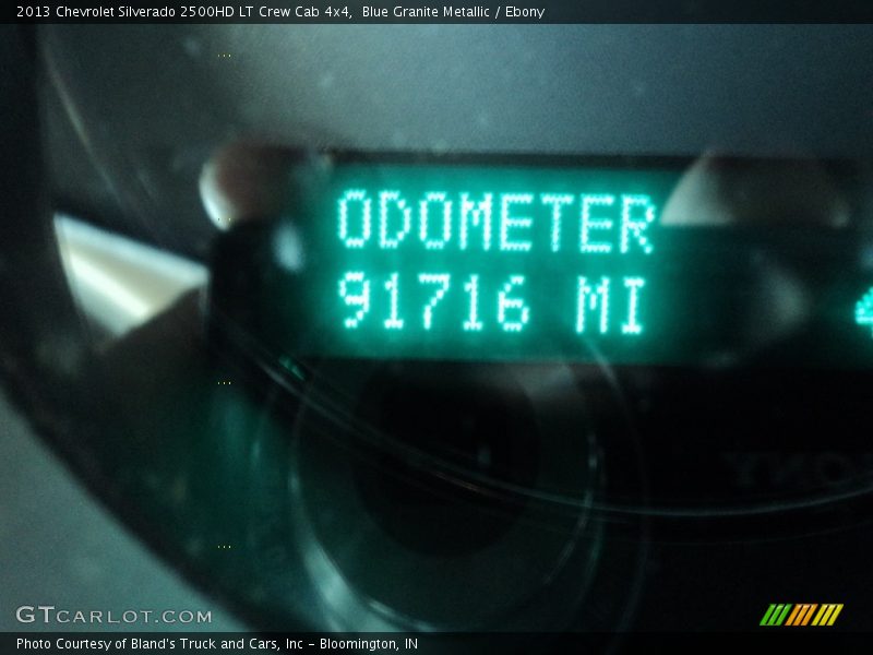 Blue Granite Metallic / Ebony 2013 Chevrolet Silverado 2500HD LT Crew Cab 4x4