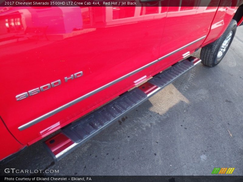 Red Hot / Jet Black 2017 Chevrolet Silverado 3500HD LTZ Crew Cab 4x4