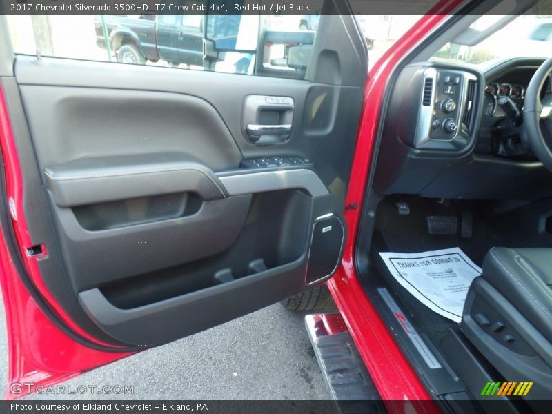 Red Hot / Jet Black 2017 Chevrolet Silverado 3500HD LTZ Crew Cab 4x4