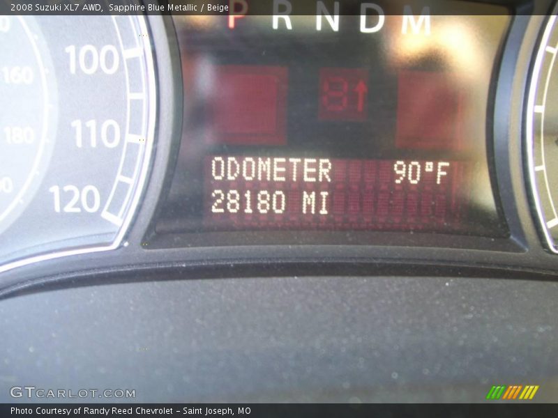 Sapphire Blue Metallic / Beige 2008 Suzuki XL7 AWD