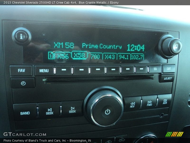 Blue Granite Metallic / Ebony 2013 Chevrolet Silverado 2500HD LT Crew Cab 4x4