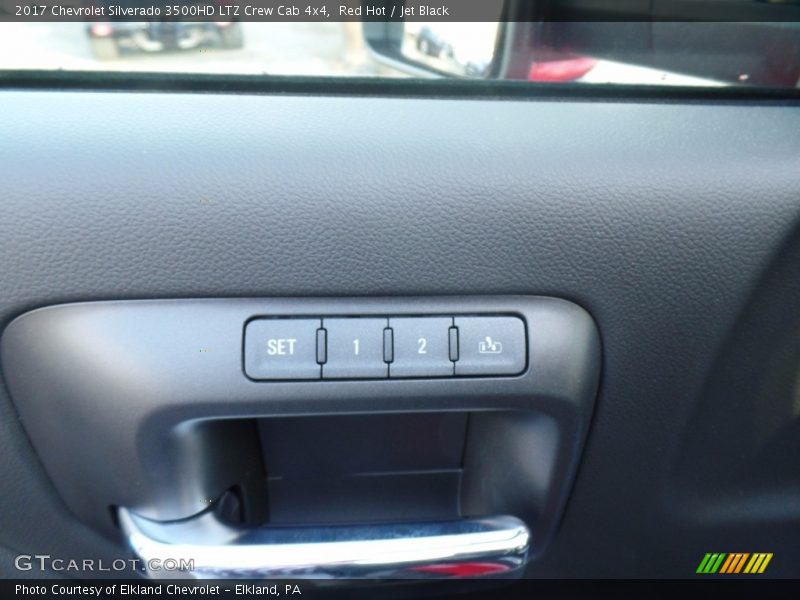 Red Hot / Jet Black 2017 Chevrolet Silverado 3500HD LTZ Crew Cab 4x4