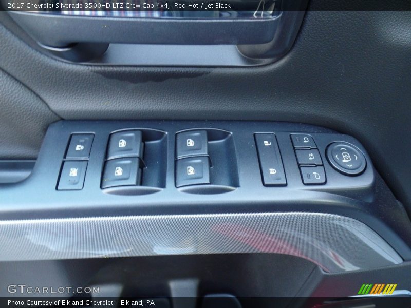 Red Hot / Jet Black 2017 Chevrolet Silverado 3500HD LTZ Crew Cab 4x4