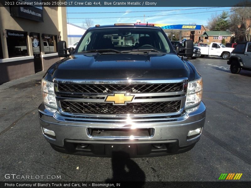 Blue Granite Metallic / Ebony 2013 Chevrolet Silverado 2500HD LT Crew Cab 4x4