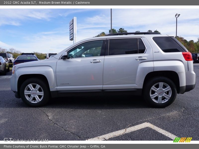 Medium Brown Metallic / Cashmere 2012 GMC Acadia SLT