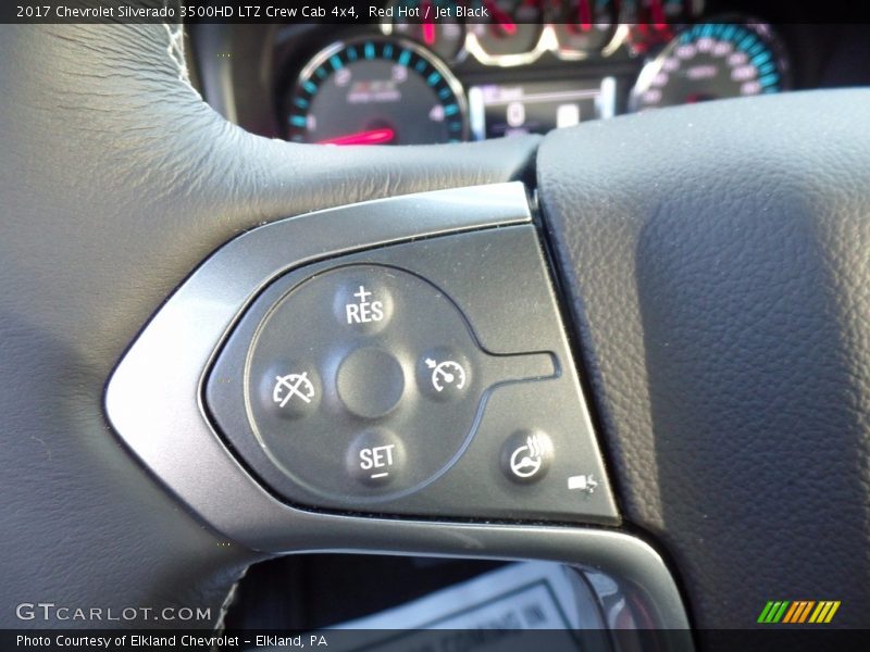 Red Hot / Jet Black 2017 Chevrolet Silverado 3500HD LTZ Crew Cab 4x4