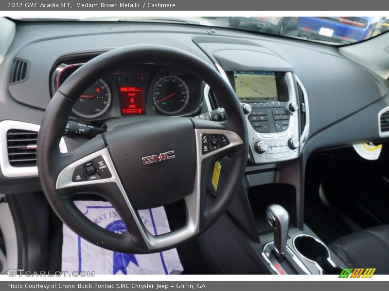 Medium Brown Metallic / Cashmere 2012 GMC Acadia SLT