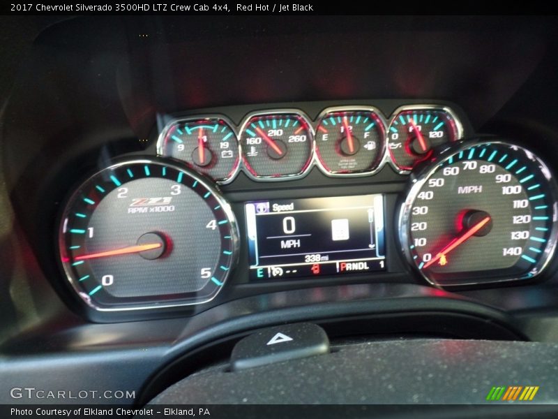  2017 Silverado 3500HD LTZ Crew Cab 4x4 LTZ Crew Cab 4x4 Gauges