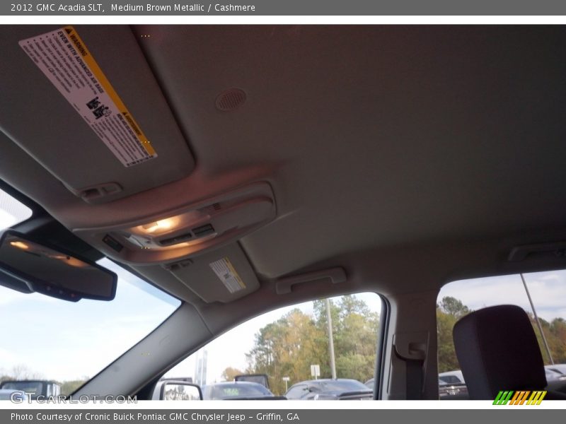 Medium Brown Metallic / Cashmere 2012 GMC Acadia SLT
