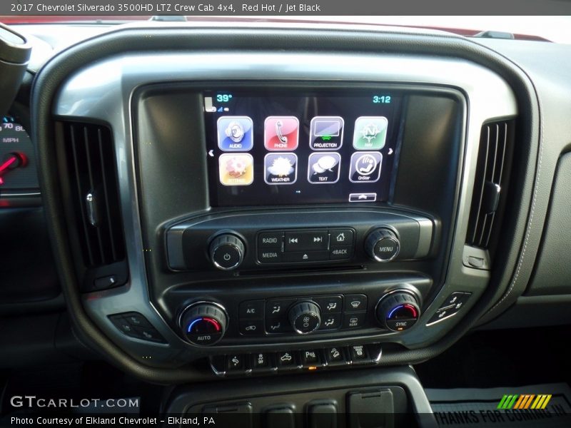 Controls of 2017 Silverado 3500HD LTZ Crew Cab 4x4