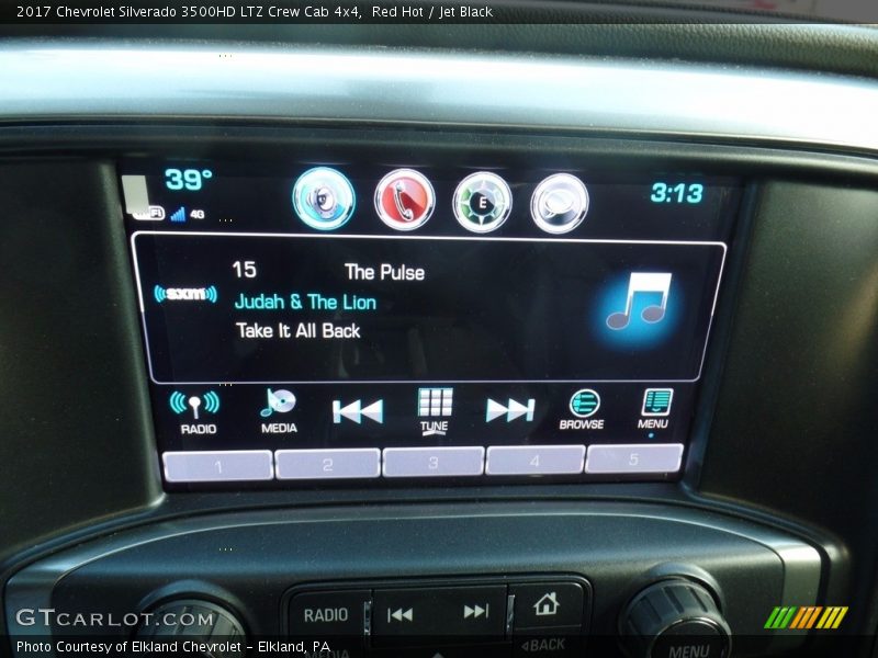 Controls of 2017 Silverado 3500HD LTZ Crew Cab 4x4