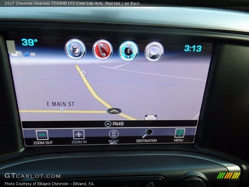 Navigation of 2017 Silverado 3500HD LTZ Crew Cab 4x4