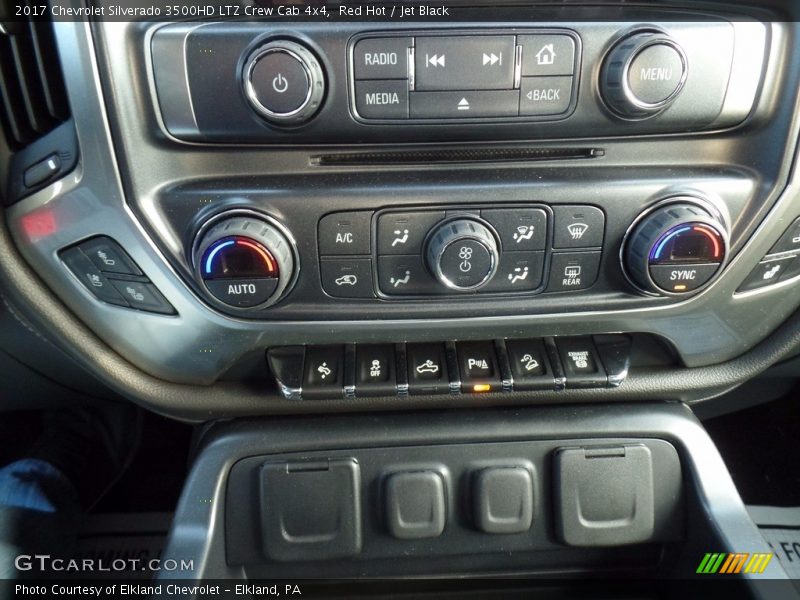 Controls of 2017 Silverado 3500HD LTZ Crew Cab 4x4