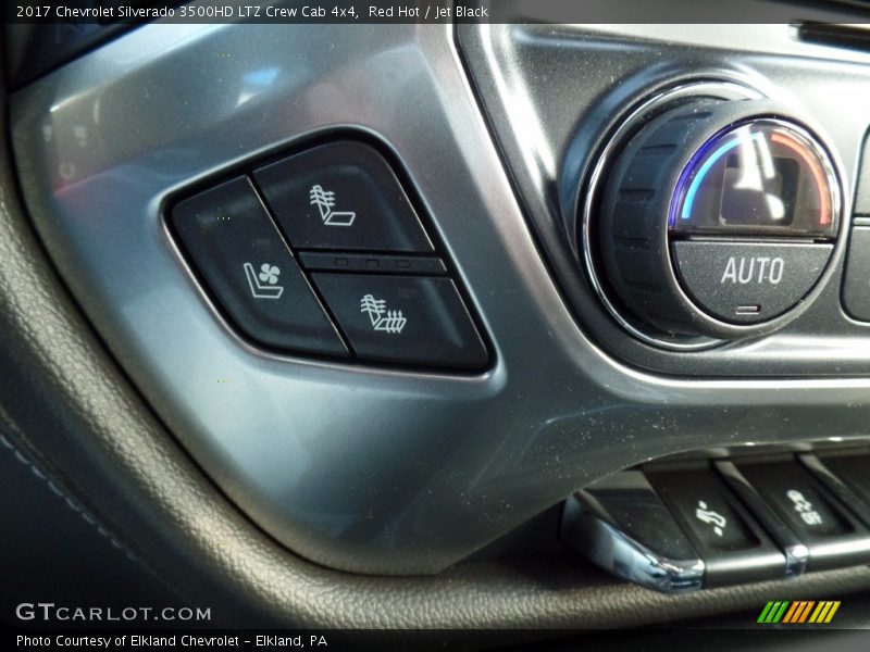 Controls of 2017 Silverado 3500HD LTZ Crew Cab 4x4