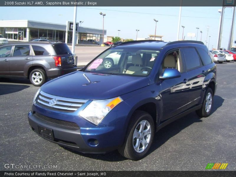 Sapphire Blue Metallic / Beige 2008 Suzuki XL7 AWD