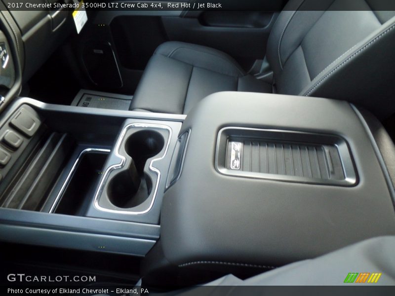 Red Hot / Jet Black 2017 Chevrolet Silverado 3500HD LTZ Crew Cab 4x4