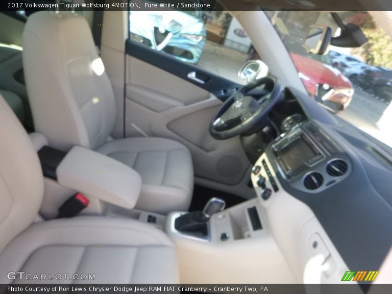 Pure White / Sandstone 2017 Volkswagen Tiguan Wolfsburg 4MOTION
