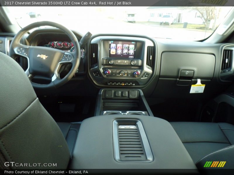 Dashboard of 2017 Silverado 3500HD LTZ Crew Cab 4x4